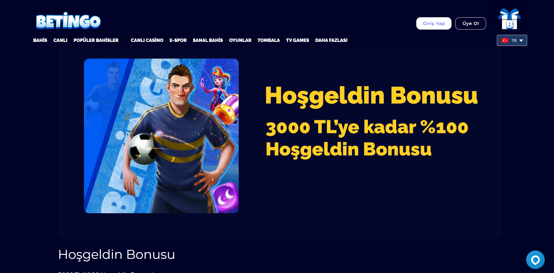 betingo promosyon